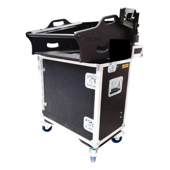 Flip-Ready Detachable Easy Retracting Hydraulic Lift Case With for Digico SD11 Digital Mixing Console by ZCase®