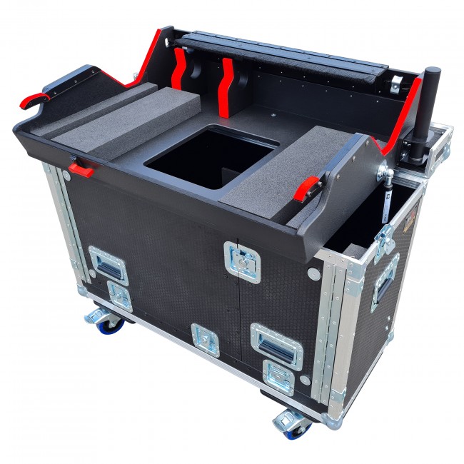For High End Systems HOG 4-18 Flip-Ready Hydraulic Console Easy Retracting Lifting Case by ZCASE