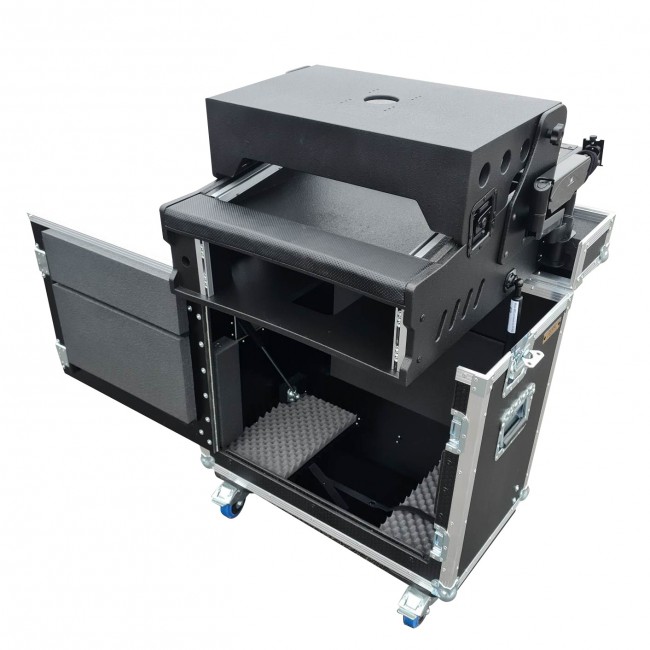 For WAVES eMotion LV1 Live Mixer Flip-Ready Hydraulic Console Easy Retracting Lifting Case by ZCASE