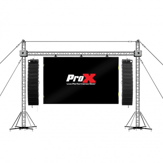 LED Screen Display Panel Video Fly Wall Truss Ground Support System 30'W x 23'H with Hoist