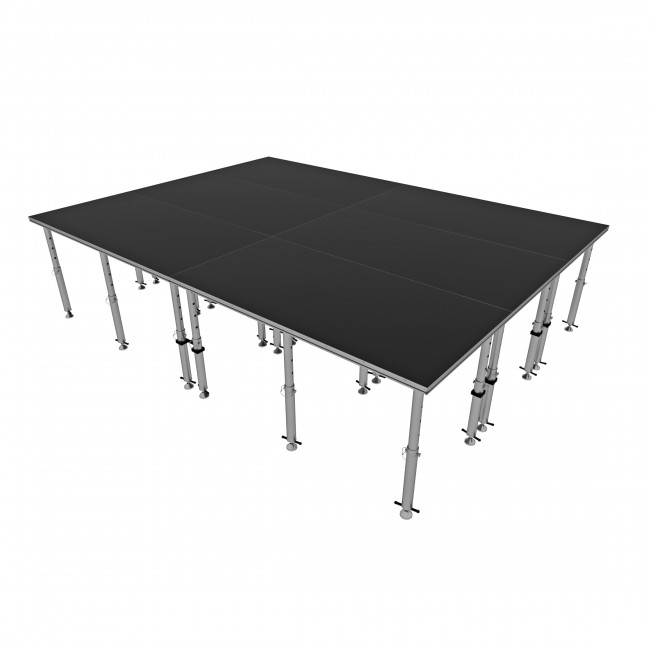 12FT x 16FT StageQ 6-Stage Platforms Platforms 4FT x 8FT Package Height Adjustable 28-48 inch