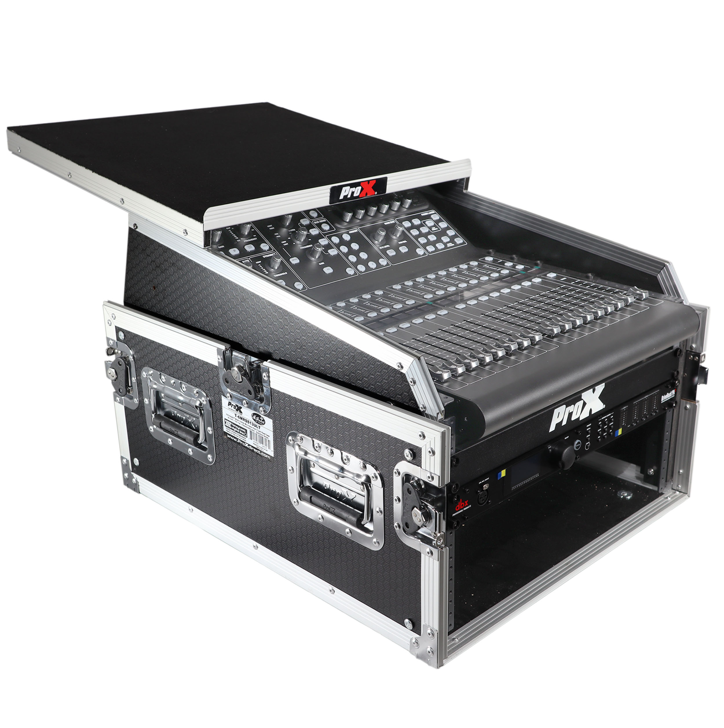 Wardian sag Conform spørge 13U Top Mixer-DJ 6U Rack Combo Flight Case W-Laptop Shelf | ProX Live  Performance Gear
