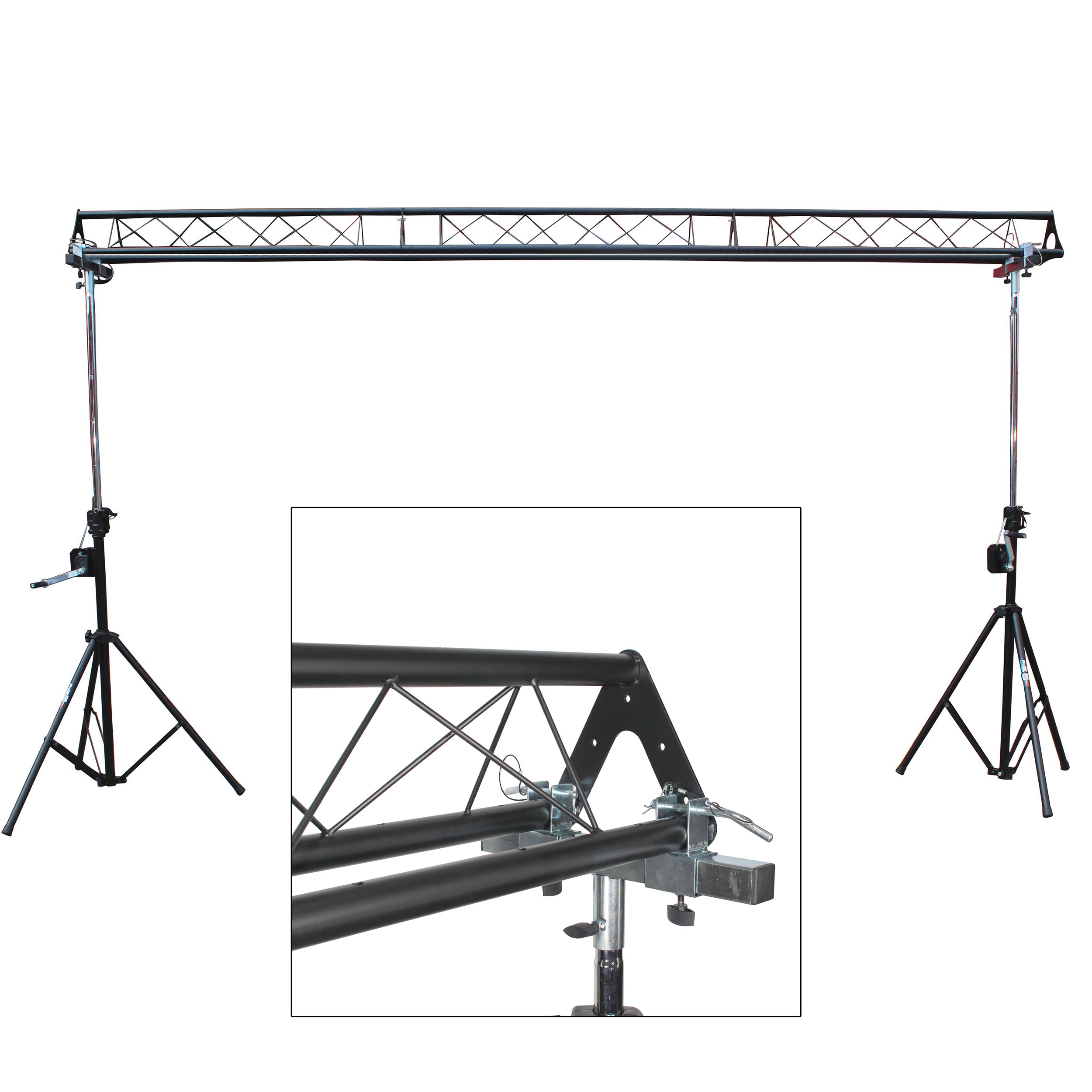 DJ Production Crank Up Lighting System Triangle Truss System 14.25-inch wide 200lbs Capacity