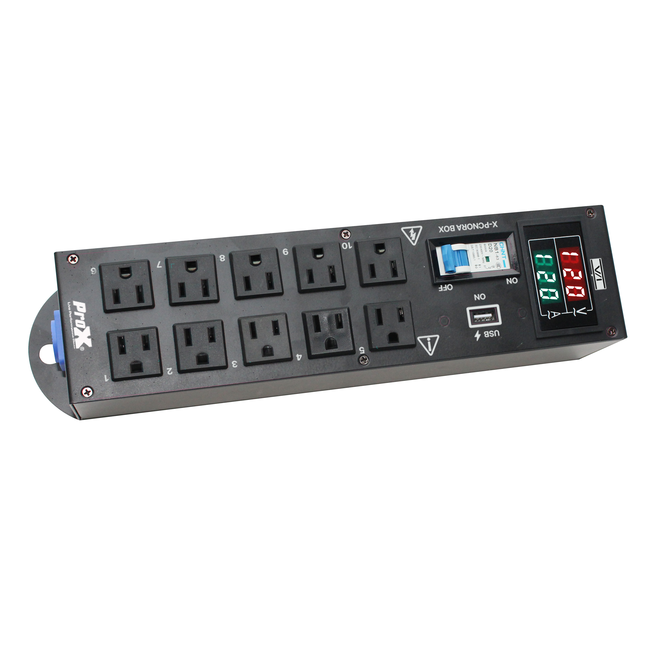 ProX X-PCNORABOX Power Center 10 Way Power Distribution Compact