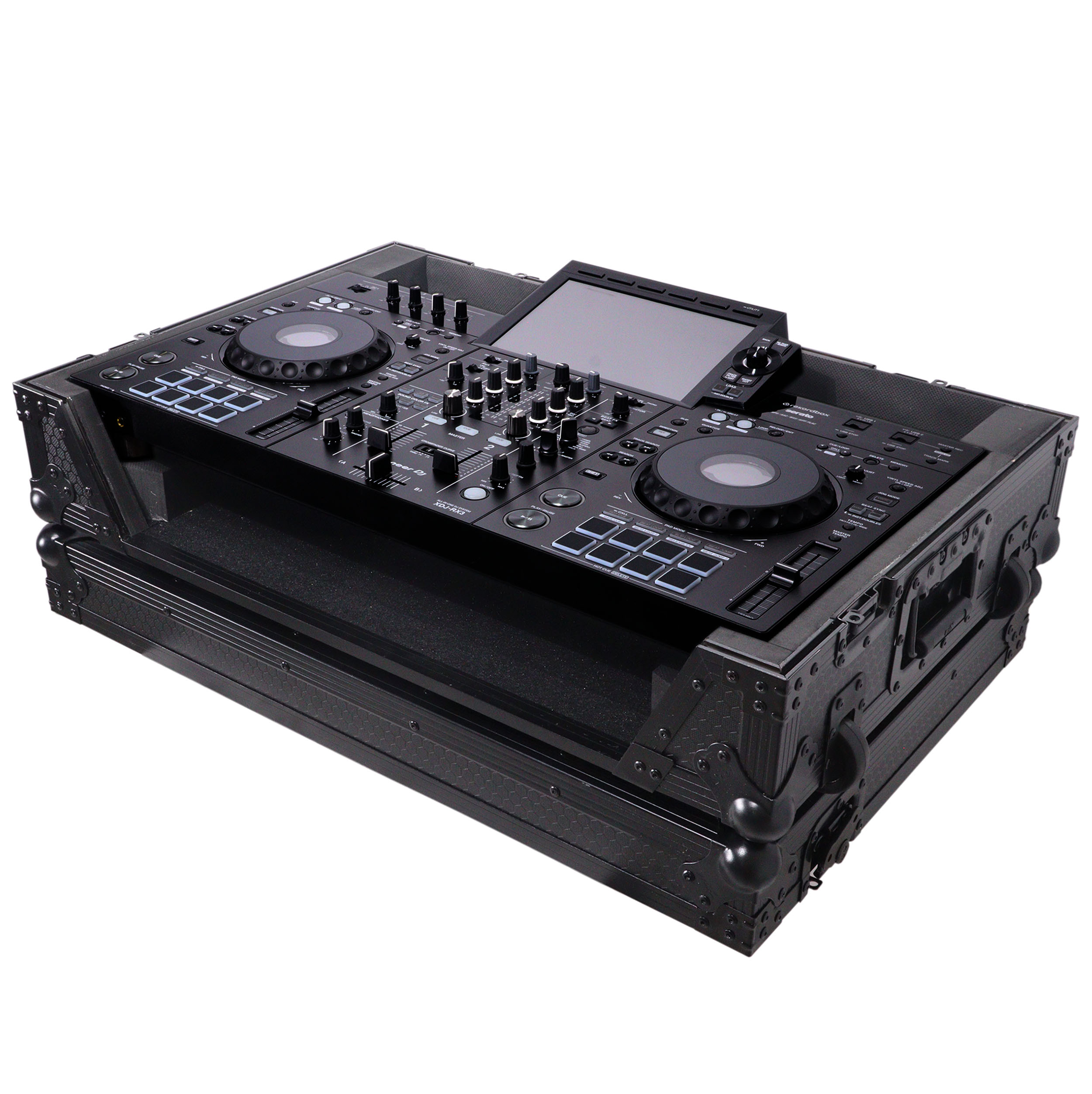 ProX Flight Case for Pioneer XDJ-RX3 RX2 Case with Wheels | Black